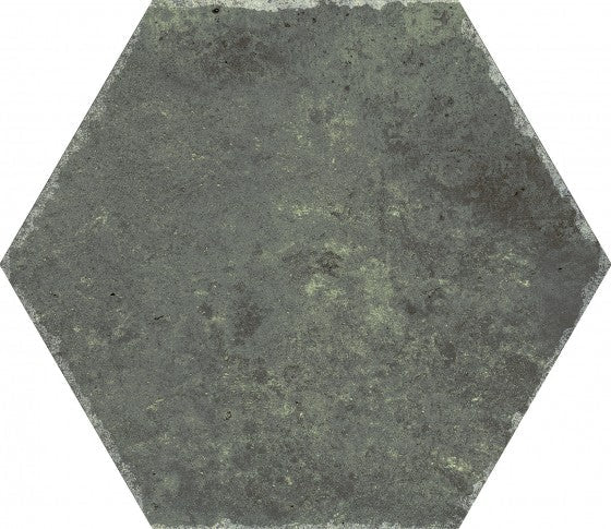 Organic Hexagon Decorated Porcelain Floor and Wall Tile 230x270mm - FMV TILES & BATHROOMS