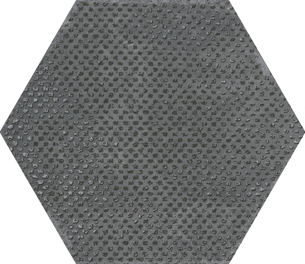 Organic Hexagon Decorated Porcelain Floor and Wall Tile 230x270mm - FMV TILES & BATHROOMS