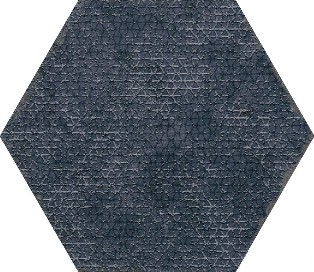 Organic Hexagon Decorated Porcelain Floor and Wall Tile 230x270mm - FMV TILES & BATHROOMS