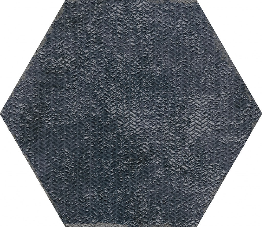 Organic Hexagon Decorated Porcelain Floor and Wall Tile 230x270mm - FMV TILES & BATHROOMS