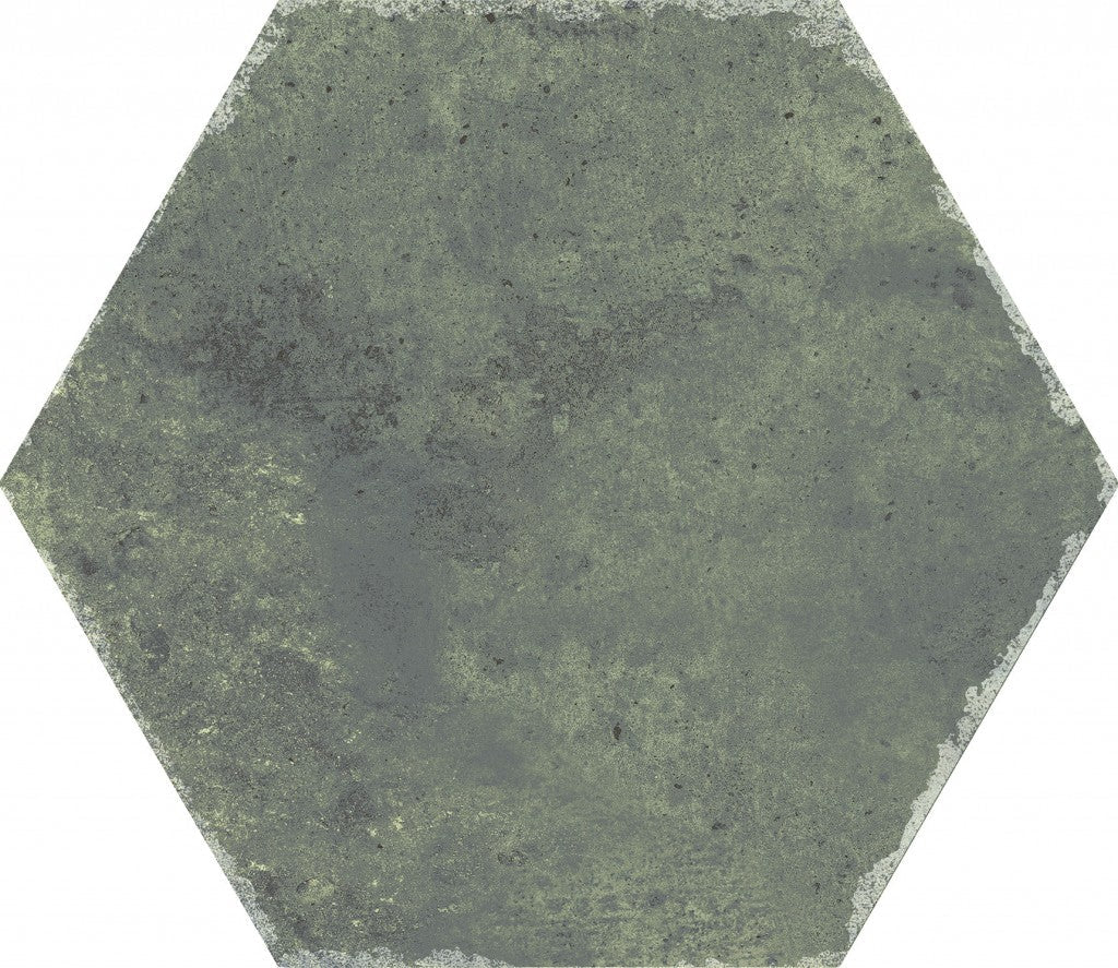 Organic Hexagon Decorated Porcelain Floor and Wall Tile 230x270mm - FMV TILES & BATHROOMS