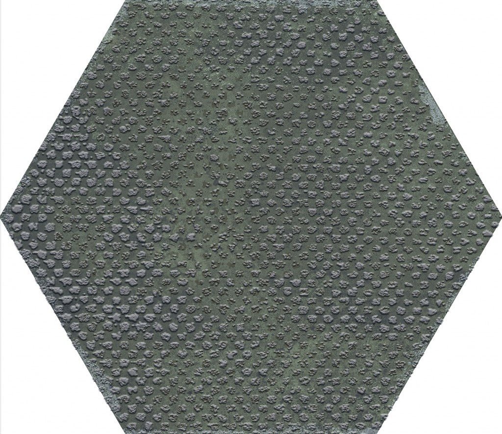 Organic Hexagon Decorated Porcelain Floor and Wall Tile 230x270mm - FMV TILES & BATHROOMS