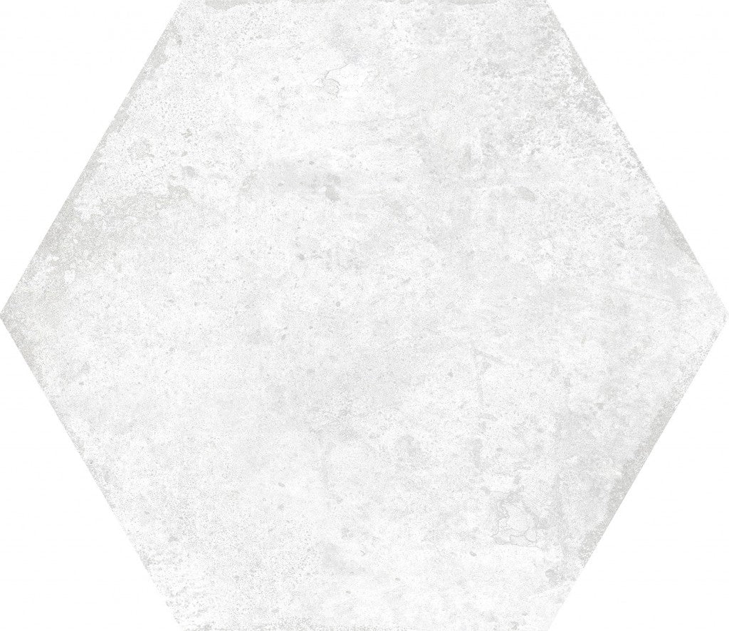 Organic Hexagon Decorated Porcelain Floor and Wall Tile 230x270mm - FMV TILES & BATHROOMS
