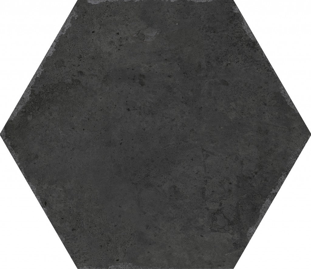 Organic Hexagon Decorated Porcelain Floor and Wall Tile 230x270mm - FMV TILES & BATHROOMS