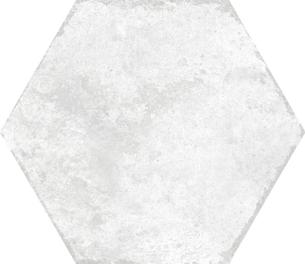 Organic Hexagon Decorated Porcelain Floor and Wall Tile 230x270mm - FMV TILES & BATHROOMS