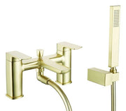 Osborne Brushed Brass Deck Mounted Bath Shower Mixer - FMV TILES & BATHROOMS