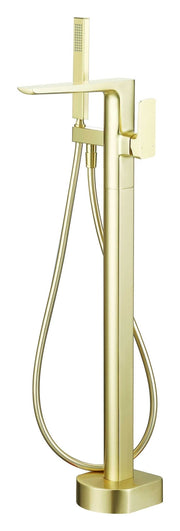 Osborne Brushed Brass Freestanding Bath Shower Mixer - FMV TILES & BATHROOMS