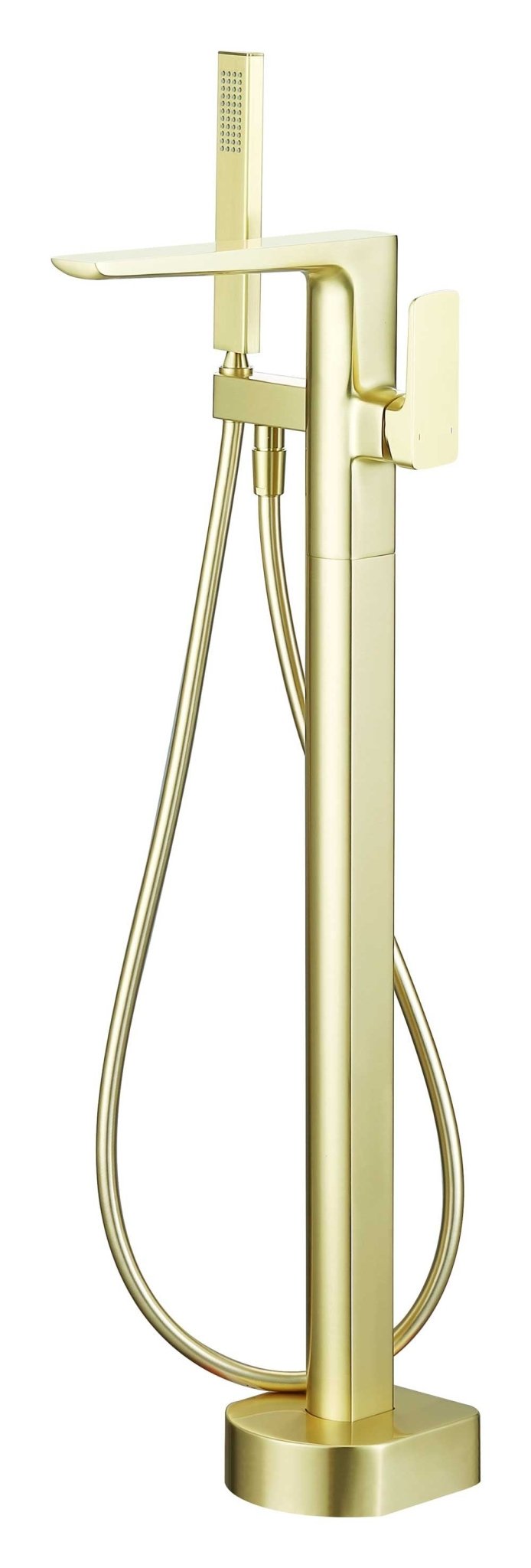 Osborne Brushed Brass Freestanding Bath Shower Mixer - FMV TILES & BATHROOMS