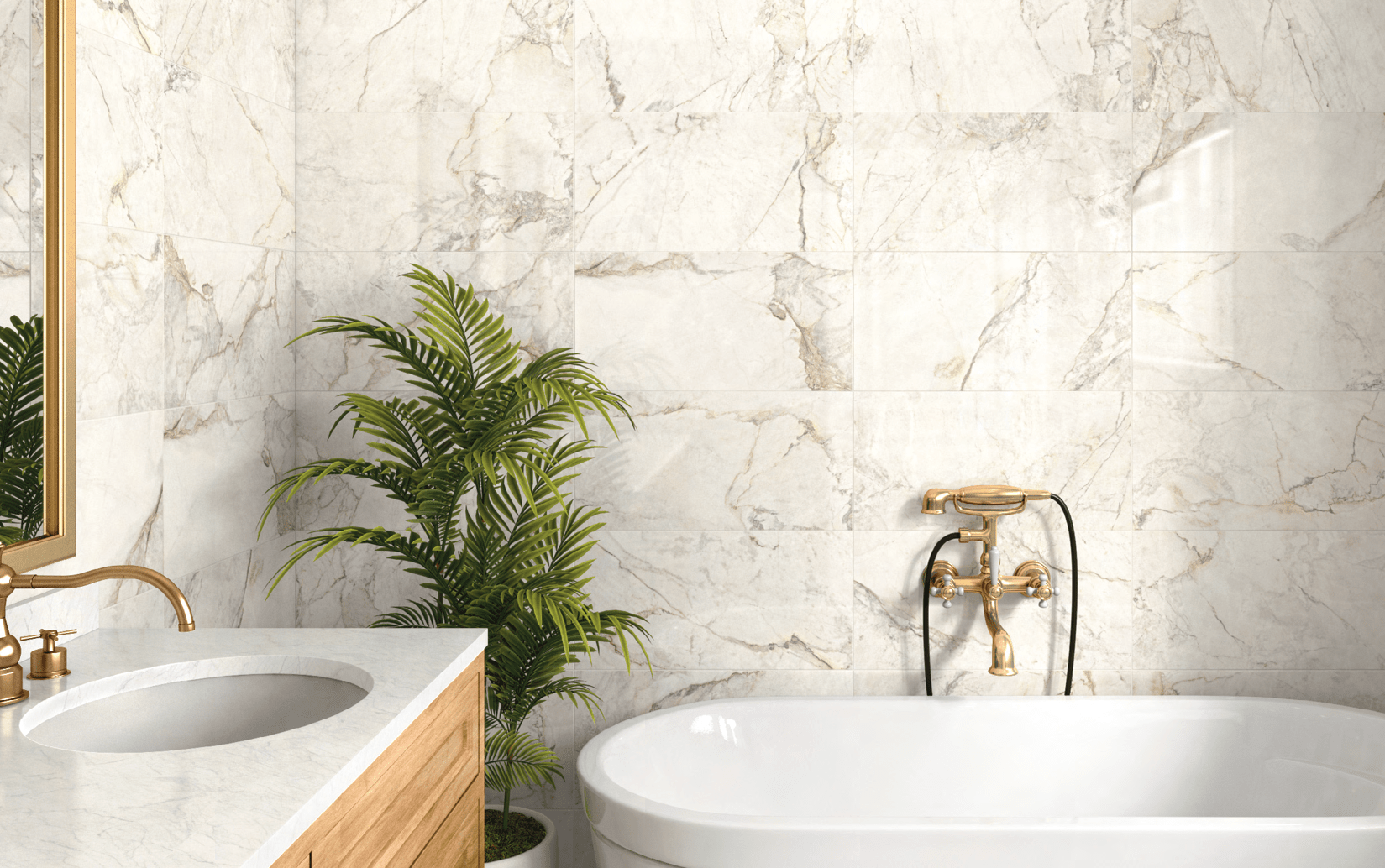 Oslo White Ceramic Wall Tiles 270x420mm - FMV TILES & BATHROOMS