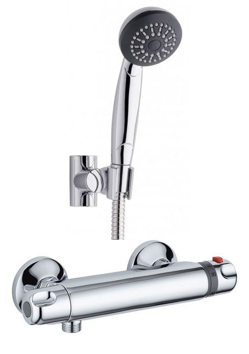 Palma Thermostatic Shower with Nitro Shower Kit - FMV TILES & BATHROOMS