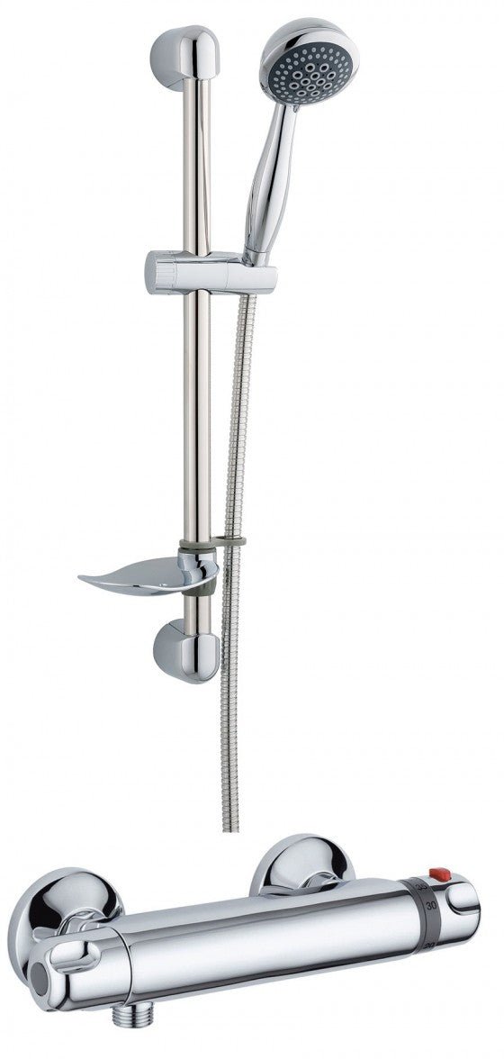 Palma Thermostatic Shower with Silhouette Shower Kit - FMV TILES & BATHROOMS