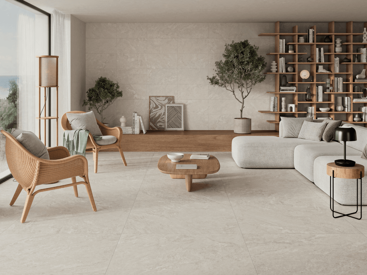 Pebble Porcelain Wall & Floor Tiles 1000x1000x9.5mm Various Colours - FMV TILES & BATHROOMS