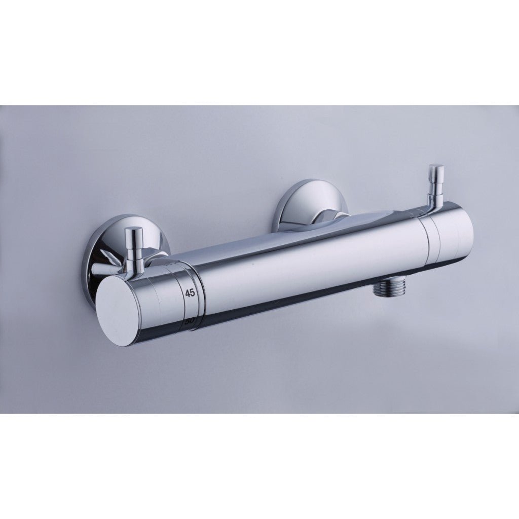Quadro Cool Touch Thermostatic Shower Bar Mixer - FMV TILES & BATHROOMS