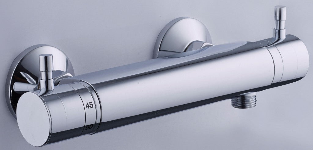 Quadro Cool Touch Thermostatic Shower with Silhouette Shower Kit - FMV TILES & BATHROOMS