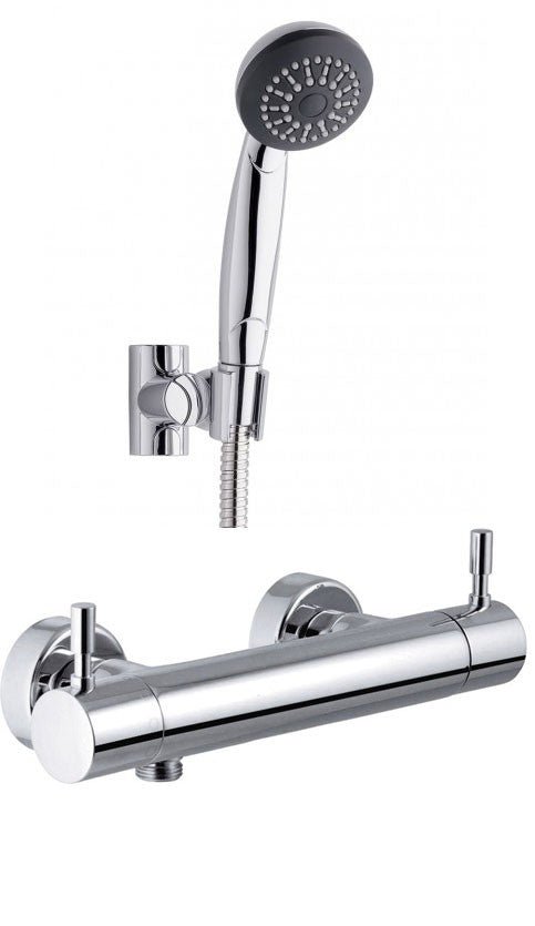 Quadro Thermostatic Shower with Nitro Shower Kit - FMV TILES & BATHROOMS