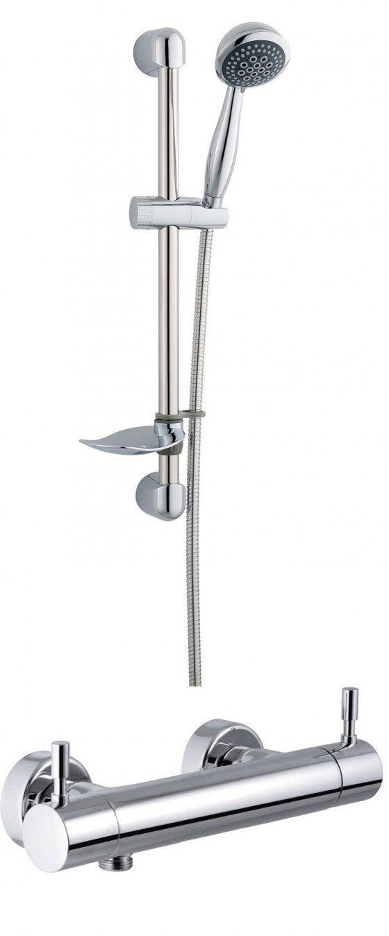 Quadro Thermostatic Shower with Silhouette Shower Kit - FMV TILES & BATHROOMS