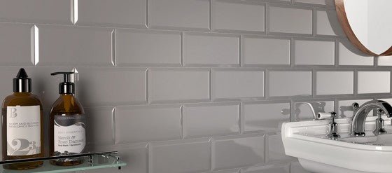 Synergy Metro Underground Bevel Ceramic Wall Tile 200x100mm - FMV TILES & BATHROOMS