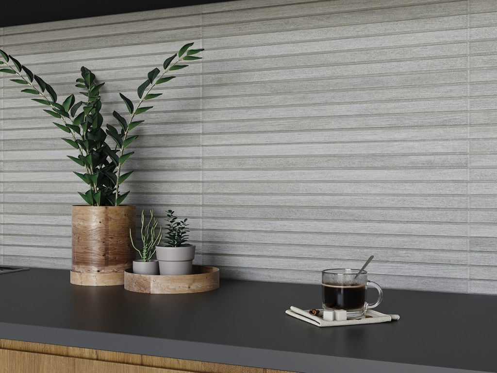 Tokyo Slatwood Ceramic Wall Tile 310x610mm - FMV TILES & BATHROOMS